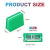 sourcing map Universal Fader Knobs, Green White Mixer Fader Caps Slider Potentiometer Replacement Plastic for DJ Controller Mixer Console, 5 Pack