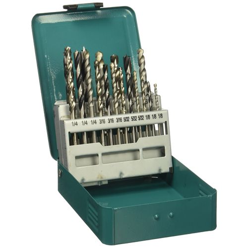 Makita D-59178 18 Pc. Assorted Drill Bit Set