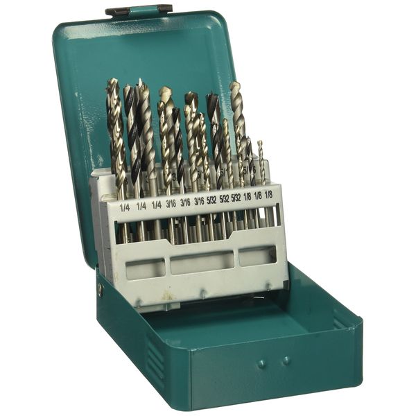 Makita D-59178 18 Pc. Assorted Drill Bit Set