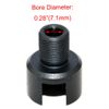 Ruger .22 Mark 1,2,3 Adapter 1/2x28 TPI For Muzzle Brake - Black Anodized 