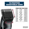 Wahl USA Rechargeable Lithium Ion All in One Beard Trimmer for Men with Detail and Ear & Nose Hair Trimmer Attachment – Model 9854-600B