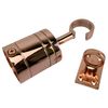 RopeServices UK 28mm Copper Bronze Decking Rope Hook & Eyeplates. Rope Post Fitting Rope End Fixing