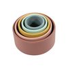 Hudson Baby Silicone Toy Stacking Cups, Multicolor, One Size