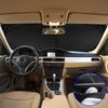 OUTER & INNER Car Sun Shade Windshield Foldable Visor Cover UV Block Heat Shiled