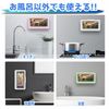 Arewe Arewe Waterproof Case, Wall Mounted Smartphone Stand, Case, 360°, Adjustable Angle, Strong Adhesion, No Installation Required, Comfortable Touch, Compatible with iPhone and Android