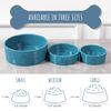 Park Life Designs Pet Bowl | Manor (Medium, Azure)