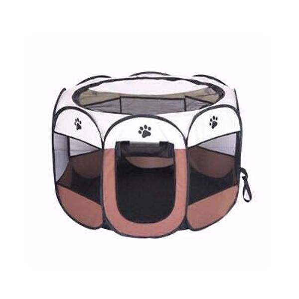 Portable Pet Playpen, Dog Playpen Foldable Pet Exercise Pen Tents Dog Kennel ...