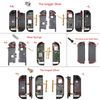 eXtremeRate Gold Star Universe Patterned Soft Touch Grip Joy con Handheld Controller Housing with Full Set Buttons, DIY Replacement Shell Case for Nintendo Switch Joycon & Switch OLED Joy con