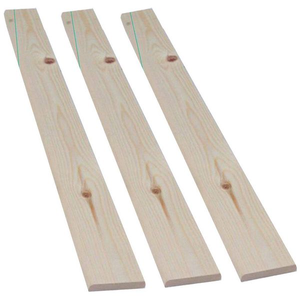 unbeatableoffers Replacement Bed Slats - Solid Pine Wooden Flat Bed Slats Available (1, 3FT Single = 90cm)