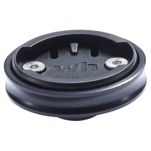 Dymoece Bicycle Stem Top Cap Computer Mount Adapter for Wahoo Elemnt Bolt, Elemnt Mini (Black)