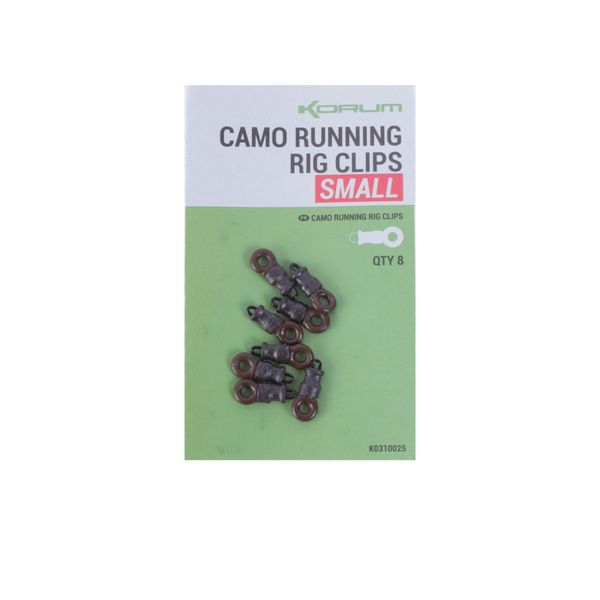 Korum Camo Running Rig Clips (Small)