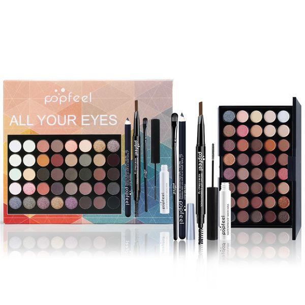 Makeup Eyeshadow Palette, Professional High Pigmented Matte Glitter Makeup Pallet(SET001-A)