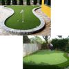 Putting Green Golf Mat 5FTX8FT-Golf Training Mat Sport Baseball Football Artificial Grass- Green Long Challenging Putter for Indoor/Outdoor