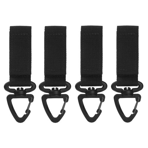 YINKE Key Ring, Key Ring, Buckle, Nylon, Velcro, Belt, Tactical, Multi-functional, Easy to Use, Variable Capacity, For Outdoors, Backpacks, Molle System Compatible, YINKE