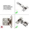 50 Pack  Hardware Soft Close Damper for Cabinet Doors/Compact/Softclose Cabinet 