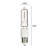 10 Pack Q75CL MC Clear Bulb 75W 120V JD T4 Dimmable Mini Candelabra E11 Base