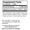 Dialyvite - Vitamin D3 Chewable Supplement (2,000 IU) - 90 Tablets