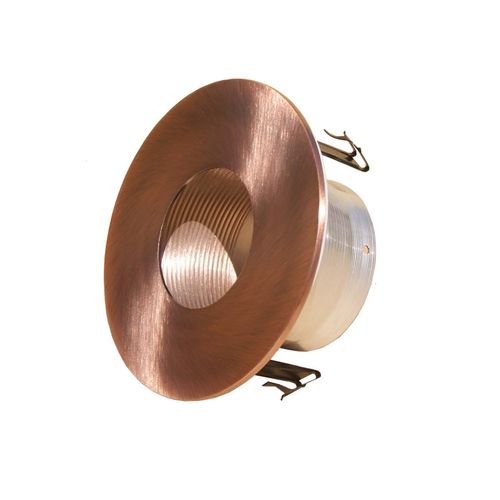 4 Inches Line Voltage Pinhole Baffle Trim for Recessed Light-(Copper)- Fit Halo/Juno