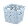 Whitmor Small Light Blue Resin Tote, 3 Pack/Set,Total 4 Sets, 12 Pcs