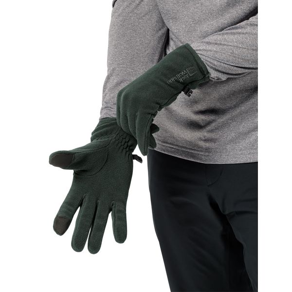 Jack Wolfskin Unisex Real Stuff Glove, black olive