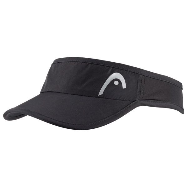 HEAD Damen Pro Player Womens Visor, Schwarz, Einheitsgröße EU