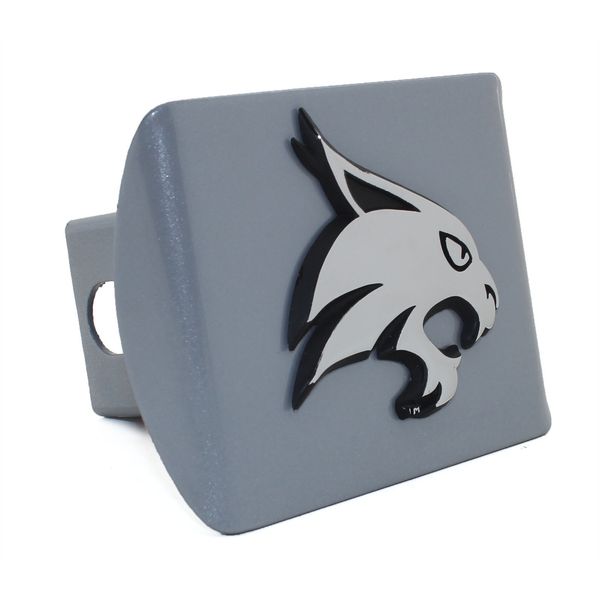 Texas State University Bobcat Metal Hitch Cover