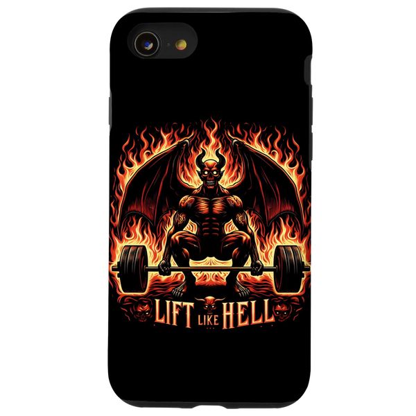 Hülle für iPhone SE (2020) / 7 / 8 Lift Like Hell Devil Demon Workout