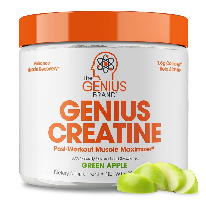 Genius Micronized Creatine Monohydrate Powder, Post Workout Supplement ...