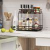 2 Pcs  Under Sink Organizer Sliding Storage Drawer  Kitchen Bathroom Cabinet