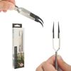 Stainless Steel Precision Anti-Static ESD Electronic Tweezers with Plastic Tips
