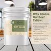 Beef Tallow - 100% Grass-Fed & Finished - Good for Cooking, Baking ~ 10 Pounds