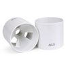 HLC 4" Practice Green Golf Cup - Bright White Plastic 2pcs