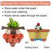 5 Tier Stackable Planters Vertical Planter Garden Tower Pots with Wheels & Tools