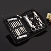 PhantomSky Nail Clipper Set, 15-Piece Multi-Functional Stainless Steel Nail Care Set, Scissors, Acne Removal, Portable, Stainless Steel Pedicure Set, Nail Clipper Cleaner, Manicure, Essential Set, For Hands, Feet, Face, Stylish, Portable, Storage Case Inc