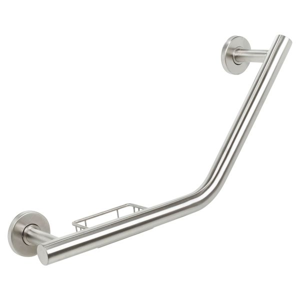 Stainless Steel Non-Slip Safety Grab Bar for Bathroom Shower Wall Mounted Grab Bars with Soap Dish