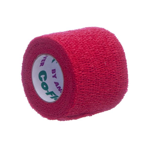 Coflex 2"W x 5 Yards Red Pet Bandage Wrap