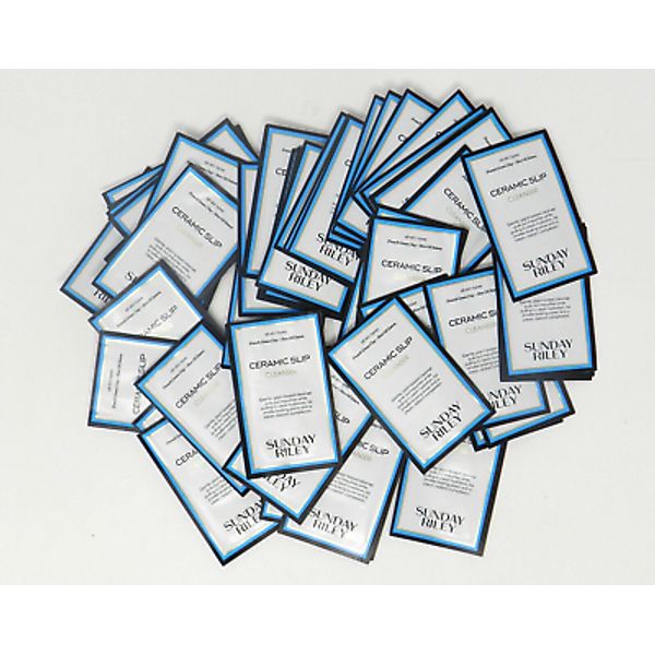 Sunday Riley Ceramic Slip Plant Based Cleanser Sample Packets Set of 100