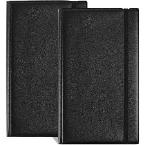 Utron 2 Pack Business Card Organizer, 180 Cards Business Cards Holder, Business Card Book, Credit Card Organizer for Men & Women
