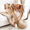 Mushroom and Third Eye Boho Throw Blanket Bohemian Tapestry