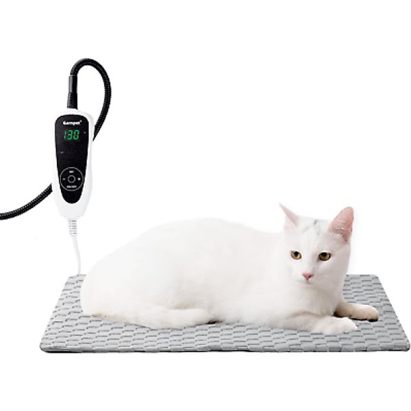 Cat Heating Pad, Waterproof Heated Pad for Pets, Adjustable Timer, Pet Supply