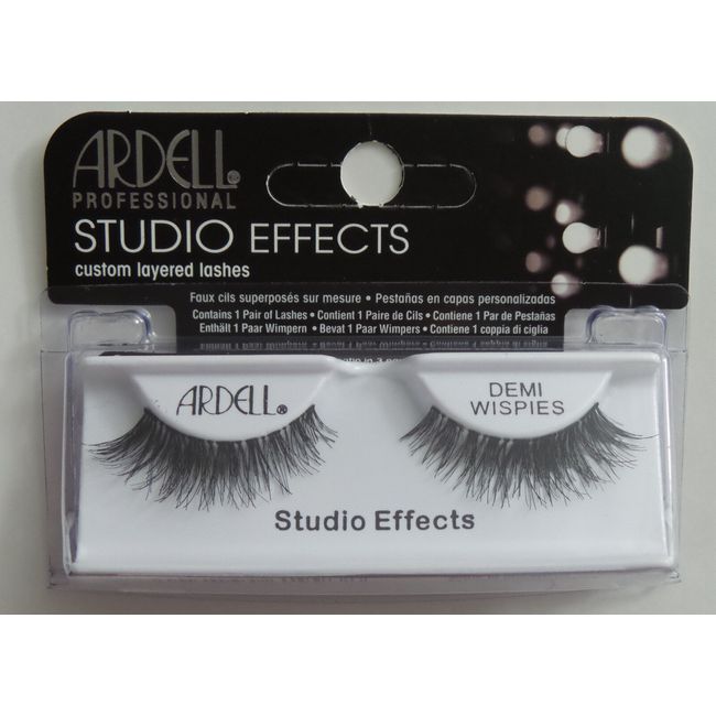 (LOT OF 3) Ardell Studio Effects DEMI WISPIES Authentic Ardell Eyelashes Black