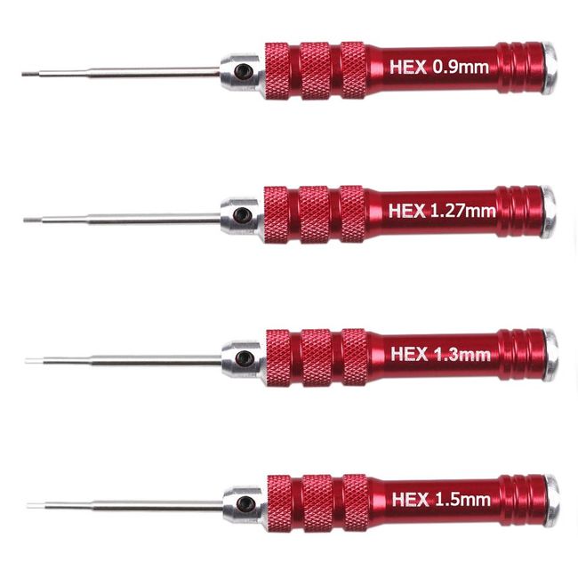 Drone Tool Kit -7pcs RC Hex Driver Set Steel 0.9mm Allen Wrench 1.27mm 1.3mm