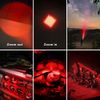 RaySoar 4 Color Light Single Mode Red Green Blue Cool White Light Flashlight for Night Observation