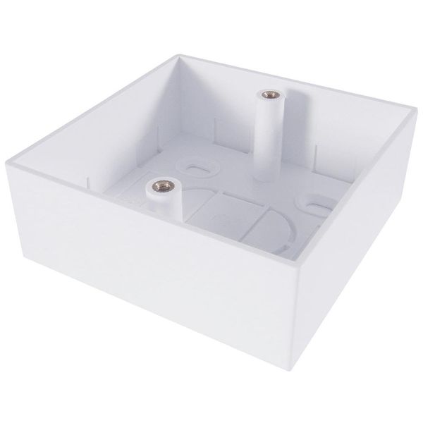 Single BACKBOX, White, Wall Plates and Floor Boxes Audio Visual Cable, Qty X 1 | 90-0101