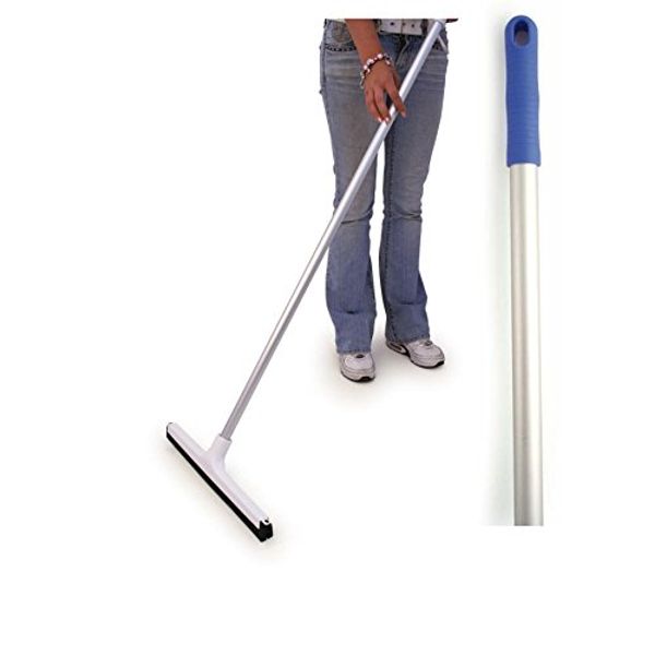 Colour Coded Professional Food Hygiene Floor Squeegee & Aluminium Handle Blue