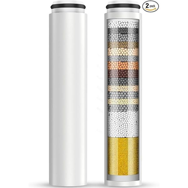 Cobbe 2 Pack Replacement Filters for Handheld Shower Head - Water Softener