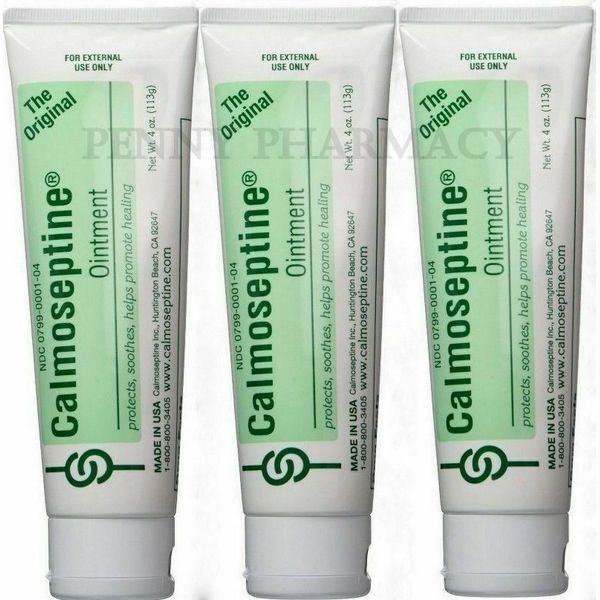 3X Calmoseptine Ointment Tube 4oz