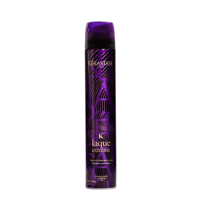 KERASTASE Laque Extreme Hair Spray | 24- Hour High Hold Hairspray | Maintains Hairstyles | Humidity Resistant and Locks in Volume | With UV and Heat Protectant | For All Hair Types | 9 Oz