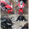 Wing Mirror Motorcycle YZF ZX CBR Variable Rotation Canard Universal Black Left and Right Set