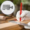 Ruler Stops Fence 20mm Ruler Block with Clear Scale Professional Setting Accurate Reading, Long Term Stability